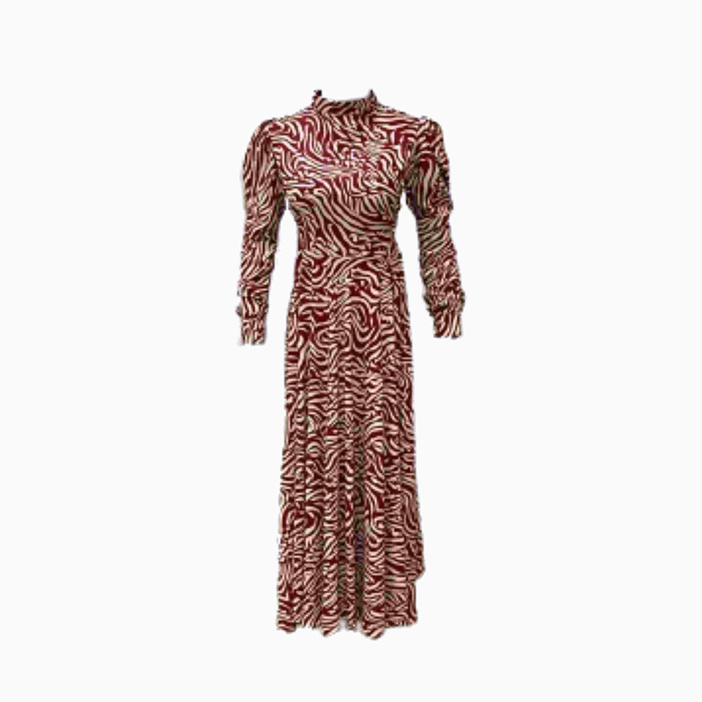 Maxi Long Dress Maroon