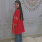 Cherrywears Luxury Stitched Baby Kurta – Red