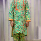 Cotton Pret Light Green 2-Piece Suit