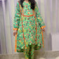 Cotton Pret Light Green 2-Piece Suit