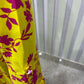 Women's Yellow Floral Maxi Dress