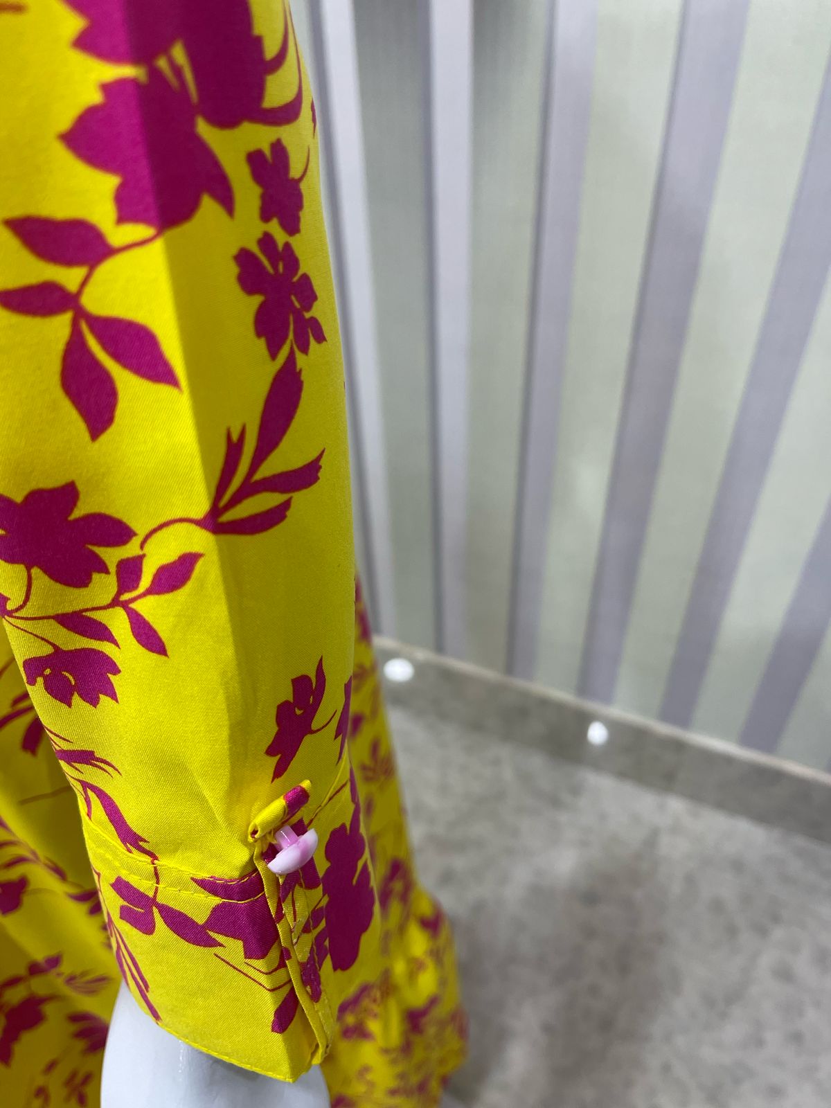Women's Yellow Floral Maxi Dress