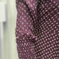 Women’s Maroon Maxi Dress with Floral Print