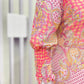Women’s Pink Maxi Dress with Floral Print