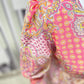 Women’s Pink Maxi Dress with Floral Print