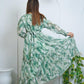 Women's Printed Chiffon Frock  | 1-Piece Standard Size Long Dress
