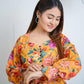 Women's Printed Swiss Lawn Frock – 1-Piece Long Dress | Elegant & Comfortable