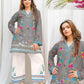 Women’s Swiss Lawn Printed 2-Piece Suit | Premium Digital Print Shirt & Trouser Set