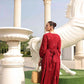 Embroidered Maxi Dress - Strawberry