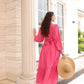 Plain Maxi Dress -Pinky