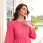 Plain Maxi Dress -Pinky