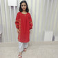 Cherrywears Luxury Stitched Baby Kurta – Red