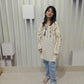 Cherrywears Luxury Stitched Baby Kurta – White