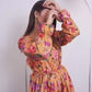 Women's Printed Swiss Lawn Frock – 1-Piece Long Dress | Elegant & Comfortable