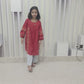 Cherrywears Luxury Stitched Baby Kurta – Red